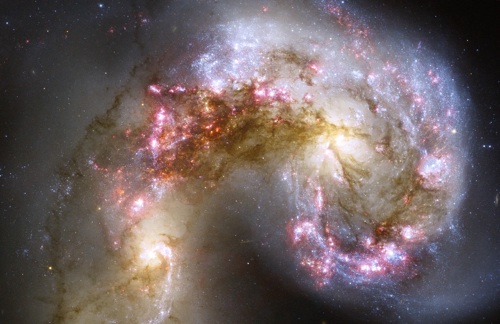 Antennae Galaxies Collide