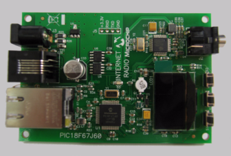 Microchip Internet Radio Demonstration Board