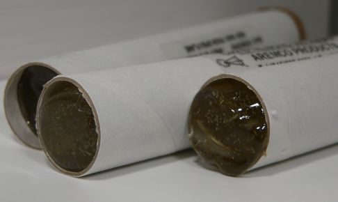 Tubes of Crystalbond mounting adhesive