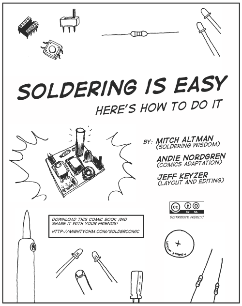 Announcing the “Soldering is Easy” Complete Comic Book!