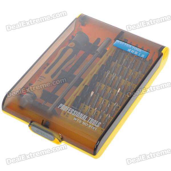 Multi tip screwdriver set