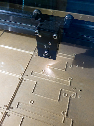 Laser cutting Geiger Counter cases