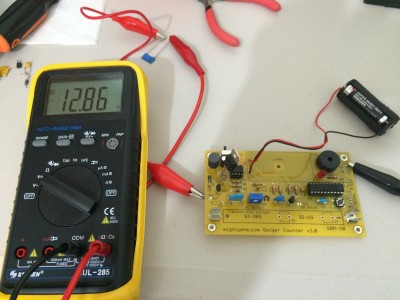 Geiger Kit running at 1300V